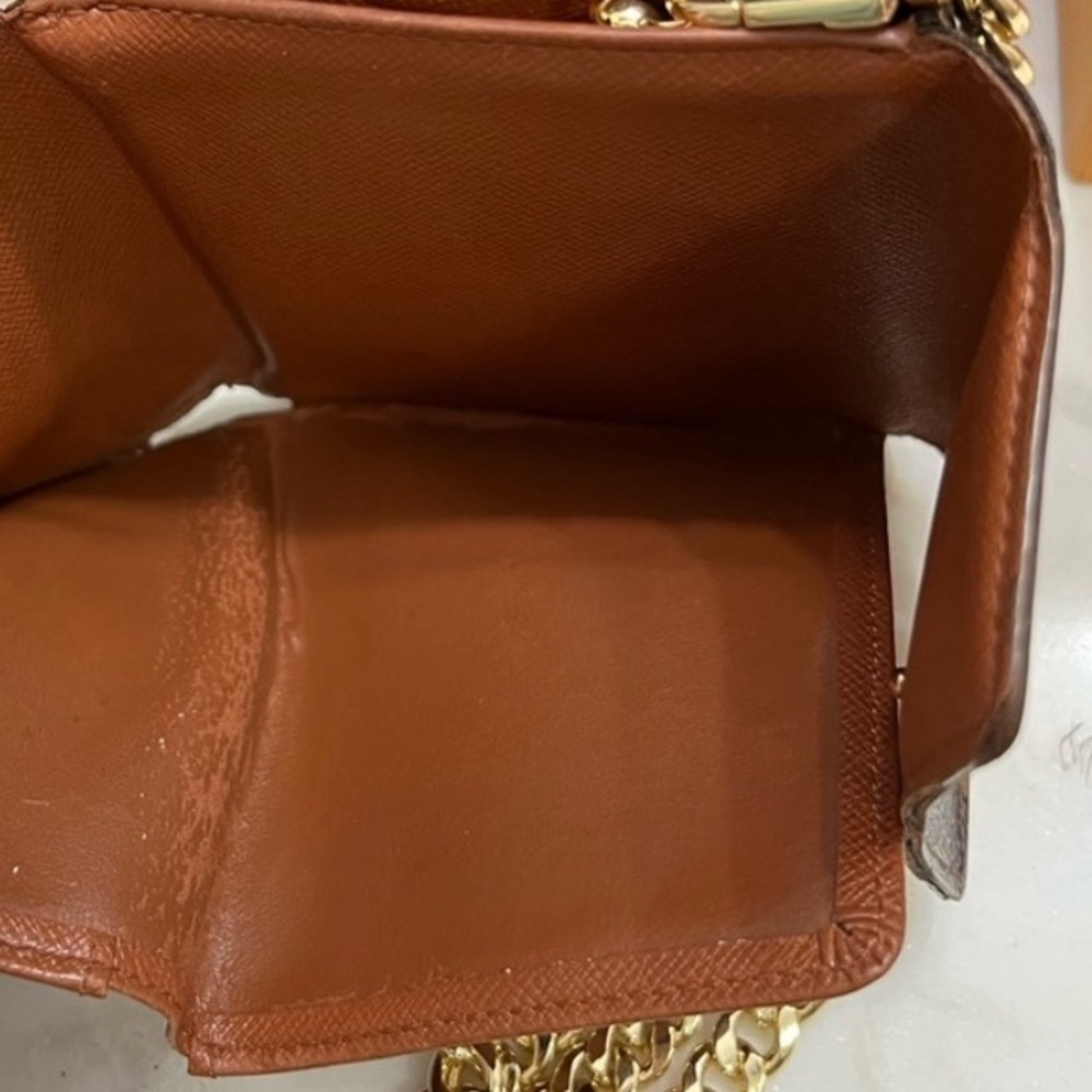 Louis Vuitton Elise Trifold Wallet transformed into 4 way bag! - Picture 10 of 12